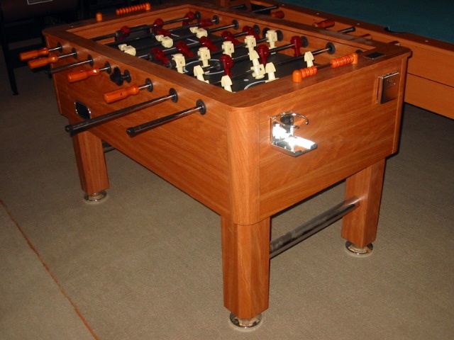 Standard 5FT football table classical soccer table with wood handle optional player