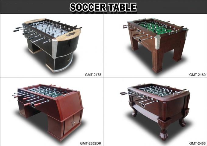 Classic Sport Foosball Table , Standard Foosball Table With Solid Wood Claw Leg