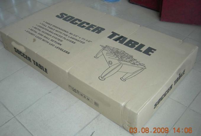 Adult Commercial Football Table , Wooden Indoor Soccer Table For Family Play