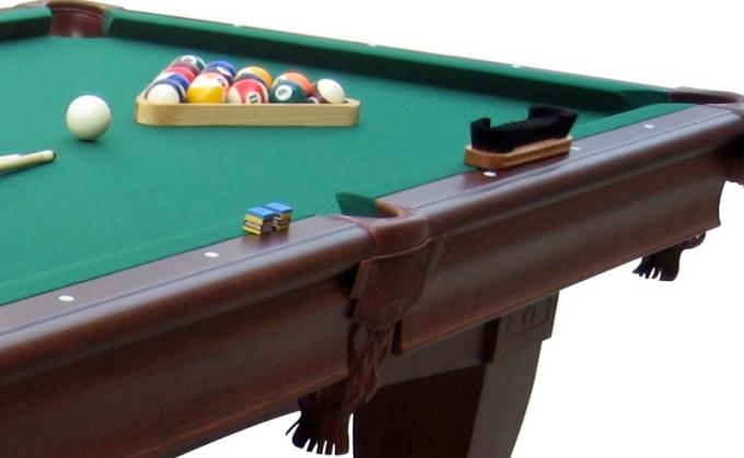 Deluxe Full Size Heavy Duty Pool Table 8FT With Leather Pocket / Blend Wool
