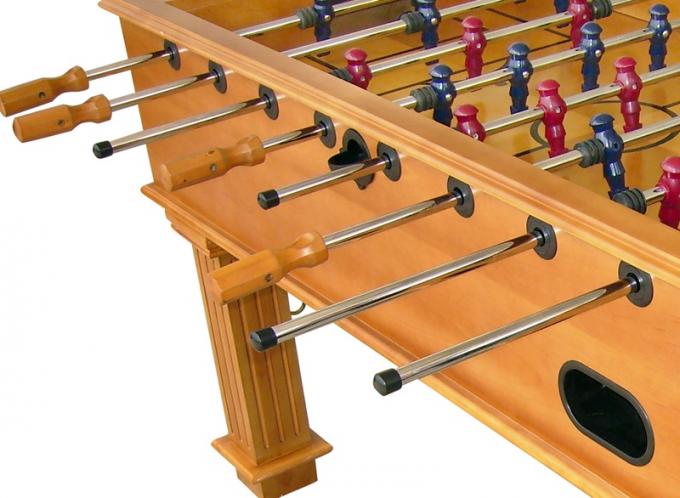 Sport Competition Soccer Game Table 5 Feet Tournament Foosball Table With Wood Veneer