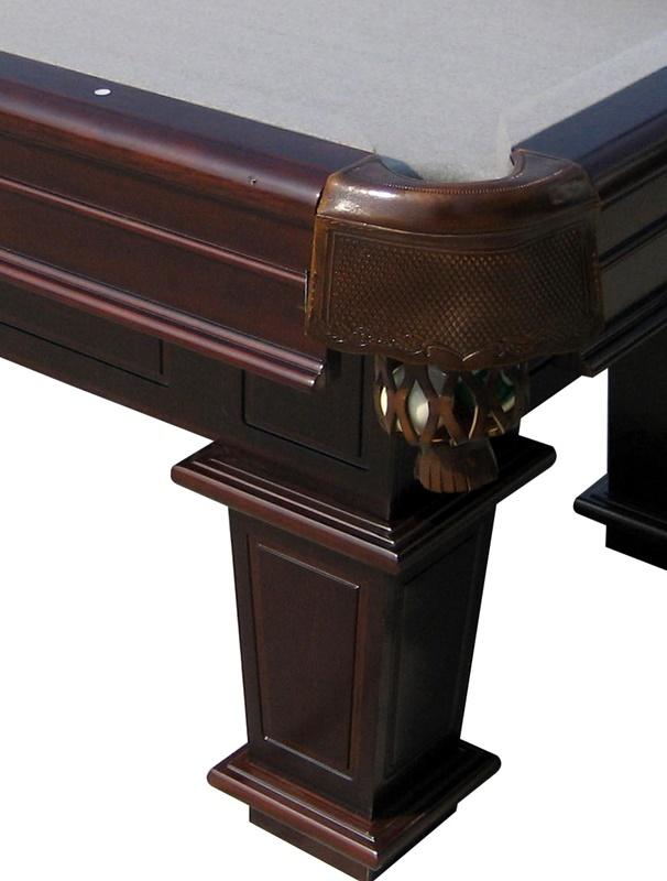 Painting Finish Billiards Game Table MDF Frame With Strong Leg / Leather Pocket