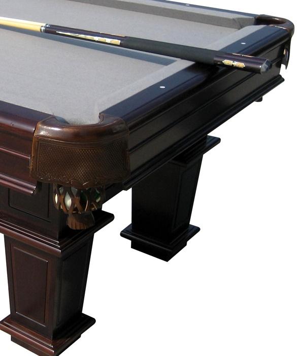 Painting Finish Billiards Game Table MDF Frame With Strong Leg / Leather Pocket