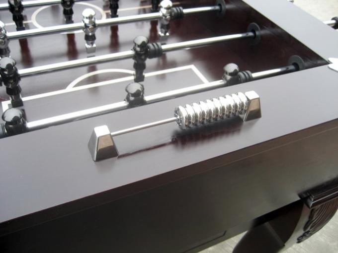 Full Size Foosball Table With Metal Corner , Foosball Soccer Table For Entertainment