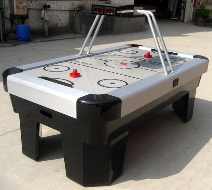 Professinal 7FT air hockey table poly coated playing surface overhead scoring