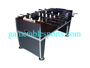China Durable 5FT Soccer Game Table Wood Material With PVC Finish Chromed Leg Leveler supplier