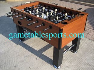 China Wooden Football Game Table ABS Player Steel Rod With 120mm Chrome Leveler supplier