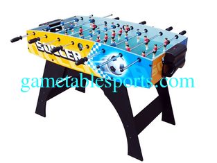 China Color Graphics Design 4 FT Soccer Table , New Style MDF Indoor Football Table supplier
