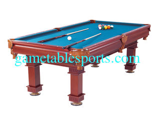 China Tournament 8 Foot Billiard Table , Home Pool Tables With Painted / Leather Pockets supplier