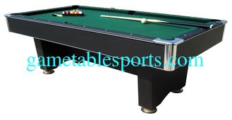 China Dark Green 8FT Heavy Duty Pool Table Chromed Metal Corner For Teenages Playing supplier