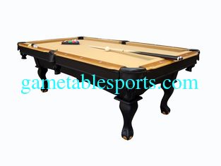 China 9FT Pool Game Table Wooden Billiard Table With Lamp / Claw Leg / Ping Pong Table Top supplier