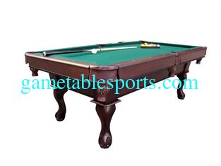China Standard 96 Inches Pool Game Table Solid Claw Legs With Conversion Ping Pong Top supplier