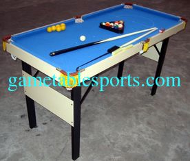 China Folding Mini Snooker Game Table , PlusOne Sports Pool Billiard Table For Kids Fun supplier