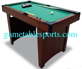 China 48 Inches Billiards Game Table Wood MDF Mini Pool Table For Family Children Play supplier