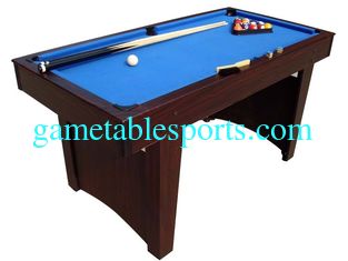 China Family Pool Game Table 5 FT Billiard Table Wood Solid MDF With PVC Laminated supplier