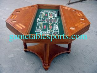 China 4 In 1 Casino Game Table For Club , Poker Dining Table With Veneer Roulette supplier