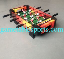 China Colorful Design Toy Mini Game Table MDF Kids Soccer Table With Big Plastic Corner Corner supplier
