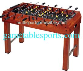China 48 Inch Football Table Wood Soccer Game Table With Wood Color PVC Lamiantion supplier
