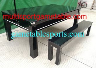 China 7FT Pool Game Table Dining Table Bench Wood Dinning Billiard Table supplier