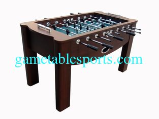 China Chromed Steel Rod Deluxe 5FT Football Table Wooden Soccer Table For Indoor supplier