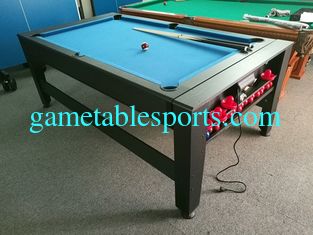 China Supplier 7FT Swivel Table Multi-Game Table 2 In 1 Pool Table And Air Hockey supplier