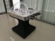 Professional Rod Hockey Table 5mm Acrylic Dome Hockey Table With Silver Plastic Corner