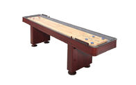 Deluxe 108 Inches Shuffle Game Table Solid Wood Material With Cabinet