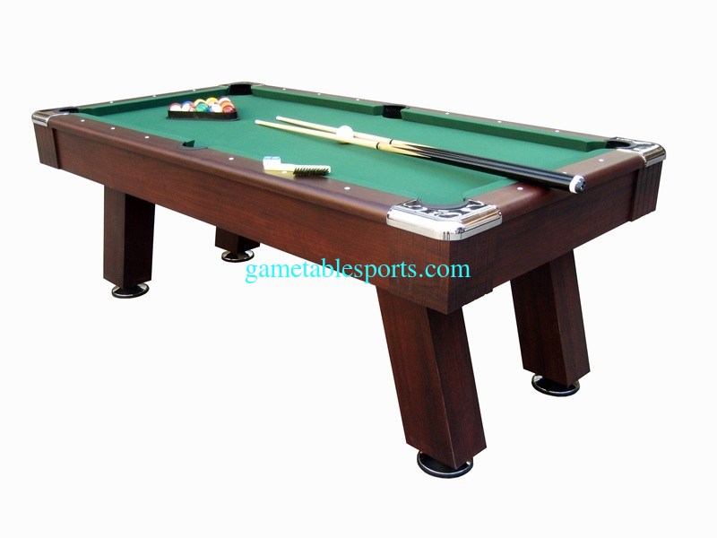 Family 7 FT Billiard Table With Sturdy Legs , 2 In 1 Pool Table With