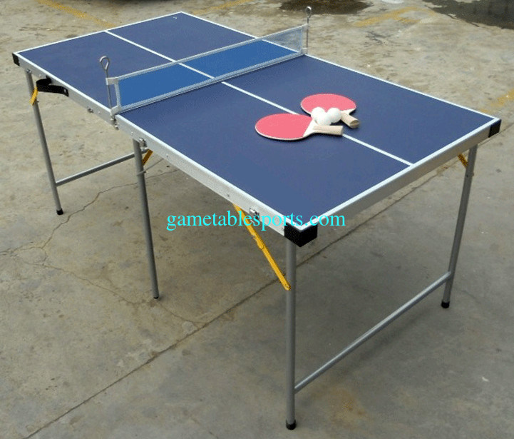 5FT Folding Indoor Table Tennis Table , Easy Carrying Portable Ping