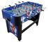 Blue Football Game Table 4FT MDF Soccer Table Color Graphics Design For Indoor supplier