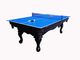 Brown Standard 96 Inches Billiards Game Table With Converson Table Tennis Top / Cue Rack supplier