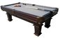 Painting Finish Billiards Game Table MDF Frame With Strong Leg / Leather Pocket supplier