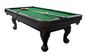 Solid Wood Modern 8 Foot Pool Table , Billiard Pool Table MDF Painting With Claw Legs supplier