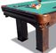 7.5 Feet Pool Game Table Durable Taclon Cloth Surface With Real Leather Pocket supplier