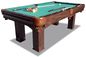 7.5 Feet Pool Game Table Durable Taclon Cloth Surface With Real Leather Pocket supplier