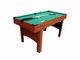 60 Inches Pool Game Table Wood Grain PVC MDF Material For Indoor Play supplier