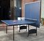 Professional Ping Pong Table For Family , 9 FT Portable Table Tennis Table With Steel Leg supplier