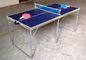 5FT Folding Indoor Table Tennis Table , Easy Carrying Portable Ping Pong Table supplier