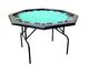 48 Inches Octagon Poker Table , Professional Poker Table With Soft Playing Surface supplier