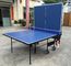 9FT Folding Indoor Table Tennis Table MDF Ping Pong Table Metal Accessories Rack supplier