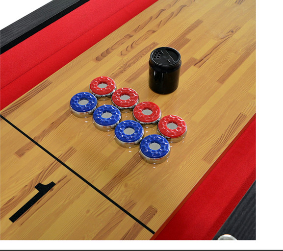 Professinal 9 Foot Shuffleboard Table , Wood Shuffleboard Table With Lamination