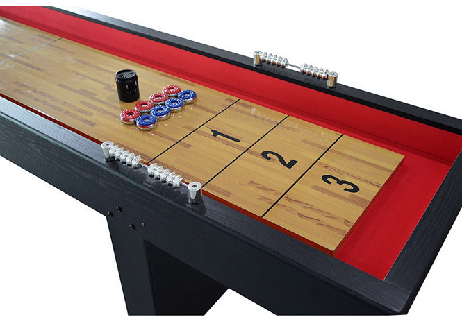 Professinal 9 Foot Shuffleboard Table , Wood Shuffleboard Table With Lamination