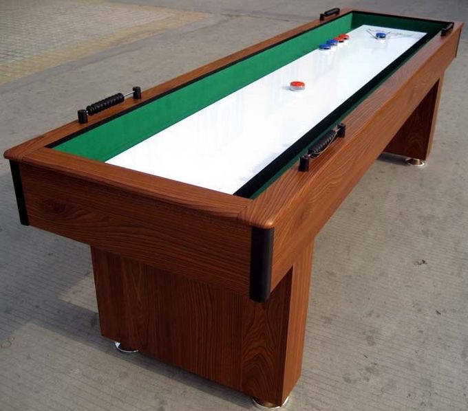 Colorful Home Shuffleboard Table , 9 FT Rustic Shuffleboard Table with