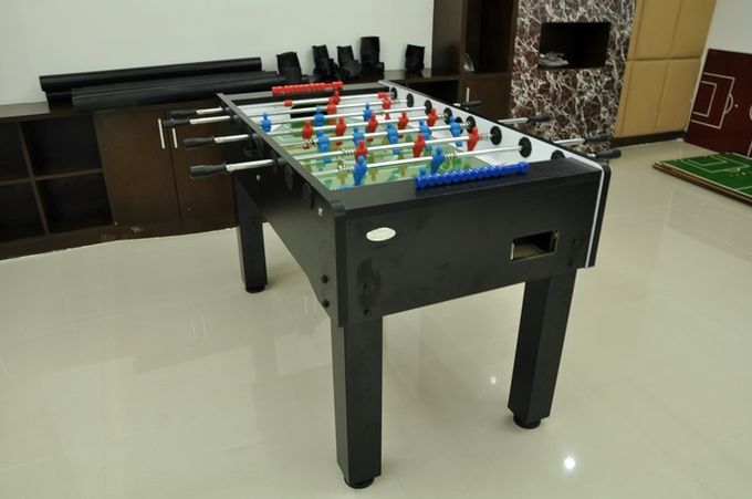 Professional 5 FT Soccer Game Table Wood Color Steel Rod For Entertainment