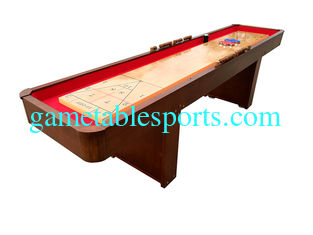 China Promotional 9 FT Shuffleboard Game Table MDF With Wood Slide Scoring supplier