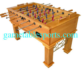 China Sport Competition Soccer Game Table 5 Feet Tournament Foosball Table With Wood Veneer supplier