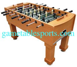 China Adults Classic Sport Game Table 5 Feet Wooden Football Table With PVC Handle supplier