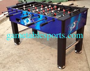 China Multicolor 5 Feet Soccer Game Table Comfortable Wooden Foosball Table For Kicker Match supplier