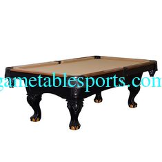 China 8FT Claw Legs Wooden Billiard Table , Modern Pool Table With All Accessories Included supplier