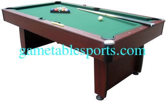 China 84 Inches 7 Feet Billiards Game Table MDF Solid Wood Pool Table With Wool Felt supplier